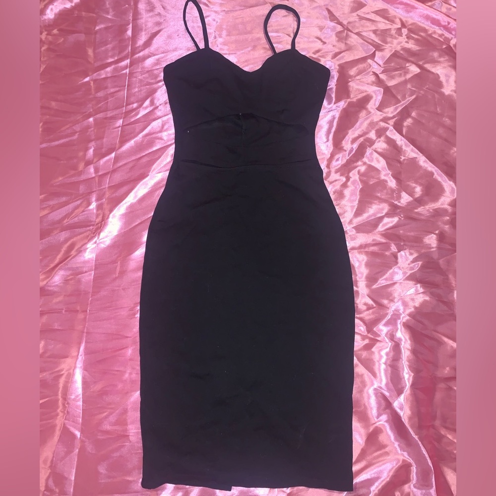 Black Akira Cutout Dress